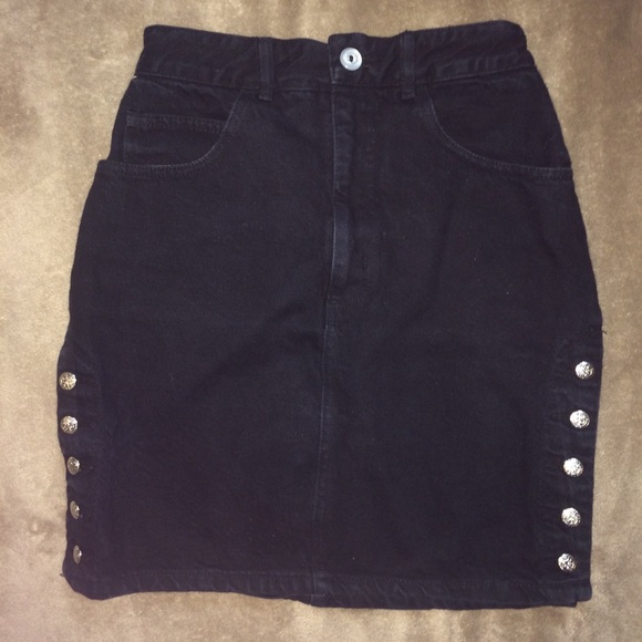 *SOLD* Vintage 90s BONGO high waisted jean skirt - Picture 7 of 7